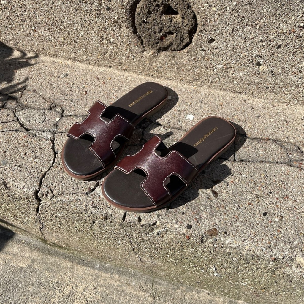 COPENHAGEN SHOES ALL FOR LOVE Slippers 0012 BROWN