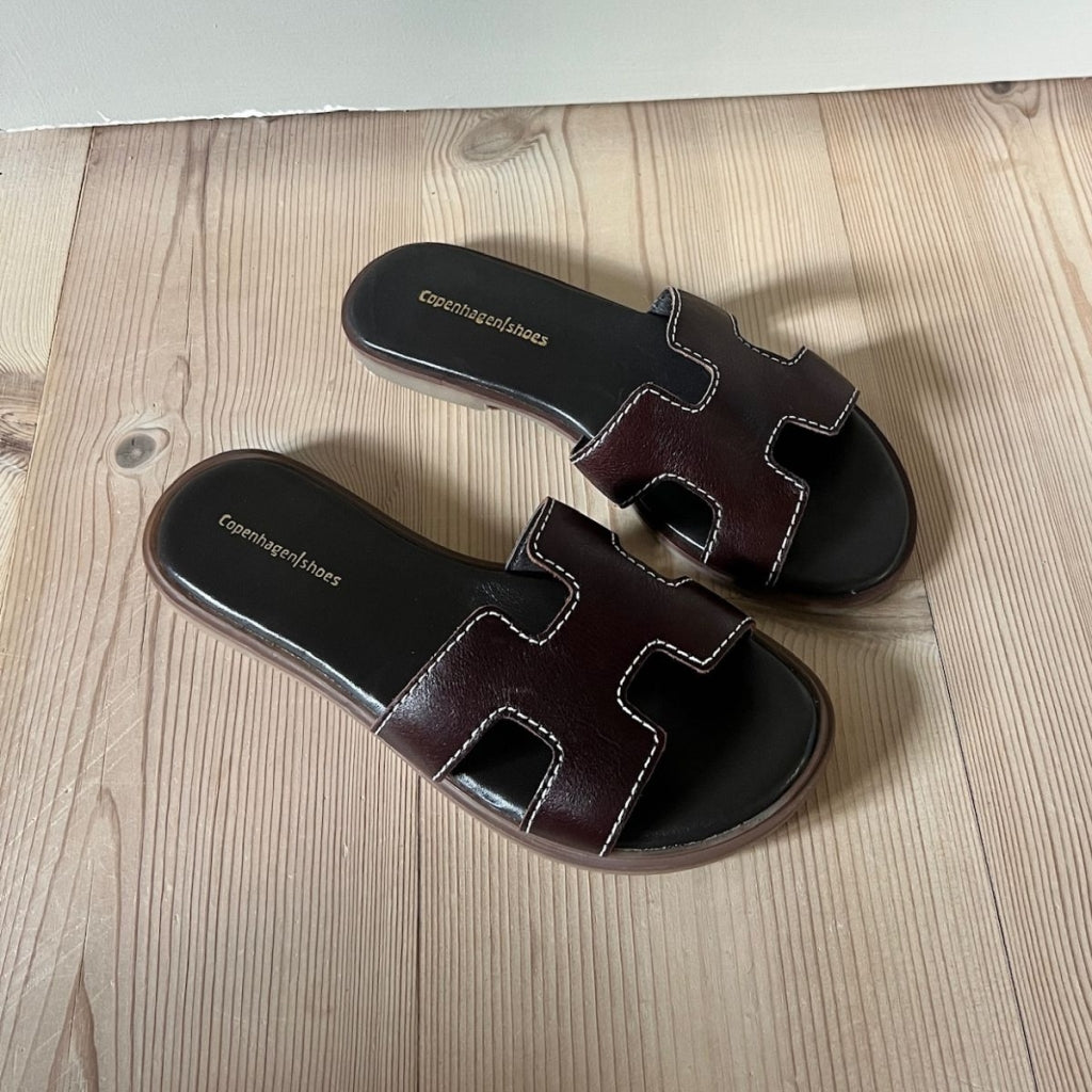 COPENHAGEN SHOES ALL FOR LOVE Slippers 0012 BROWN