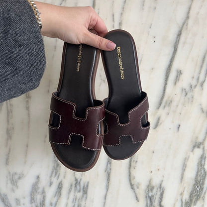 COPENHAGEN SHOES ALL FOR LOVE Slippers 0012 BROWN