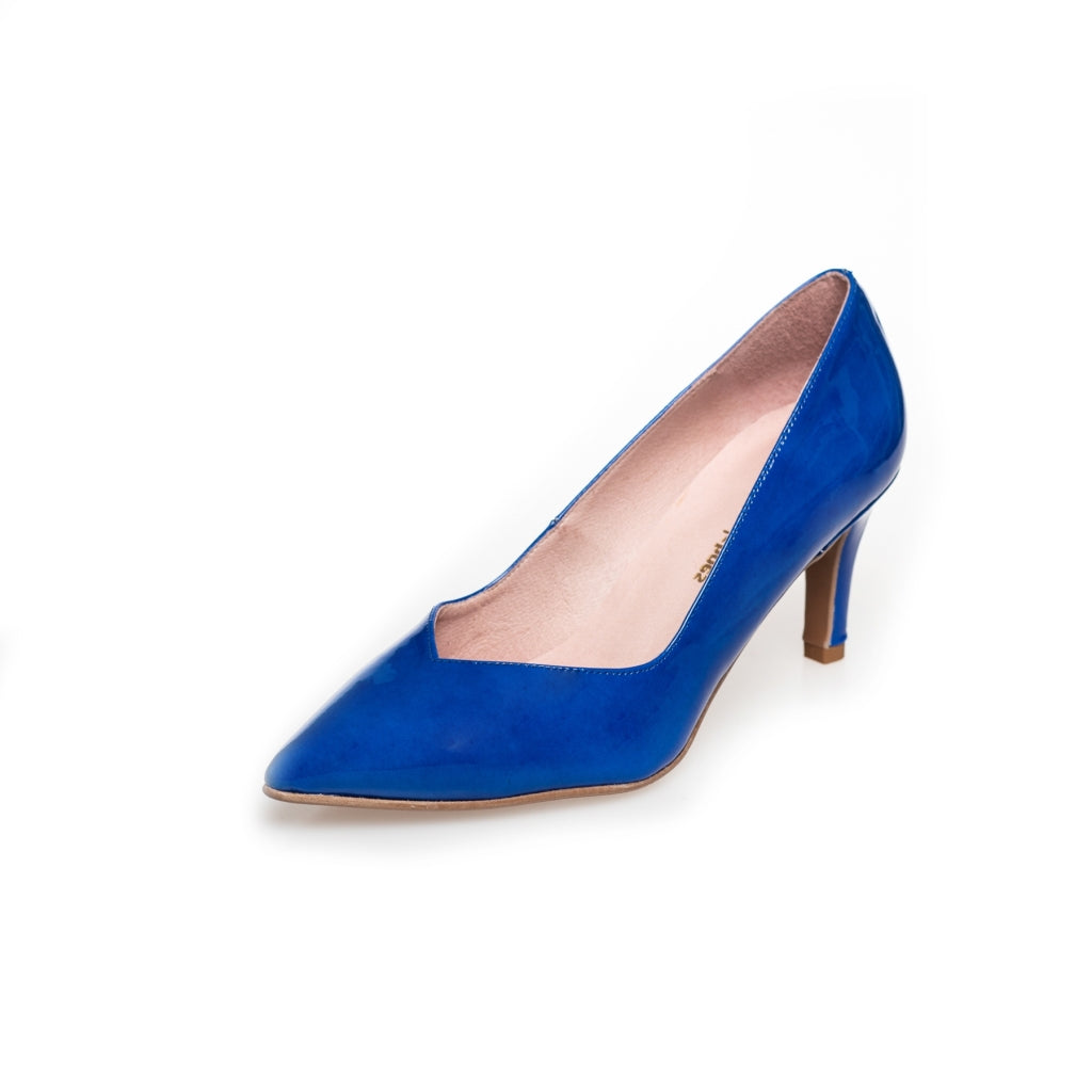 COPENHAGEN SHOES ALONE - PATENT Stilettos 1202 ELECTRIC BLUE