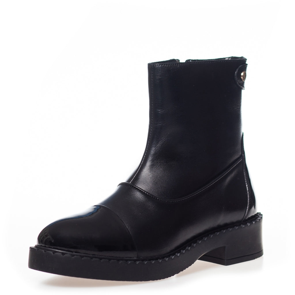 COPENHAGEN SHOES AMIE BOOTS PATENT Boots 0011 BLACK PATENT