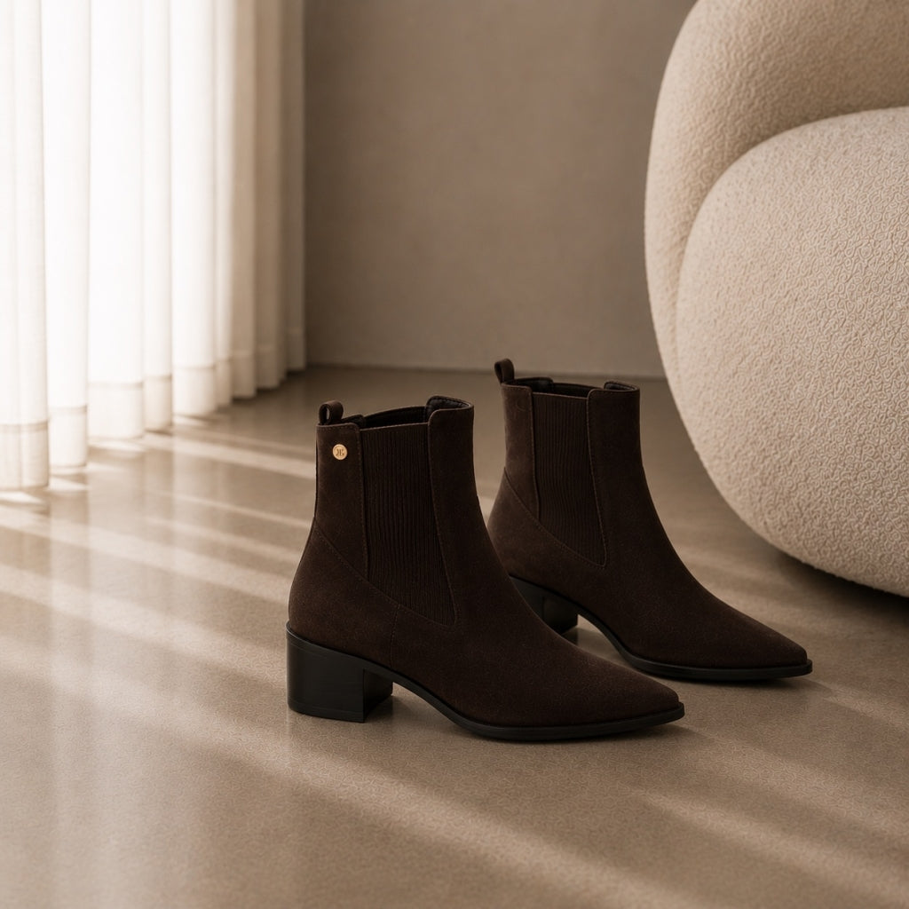 COPENHAGEN SHOES ANYONE S. Boots 0018 DK BROWN