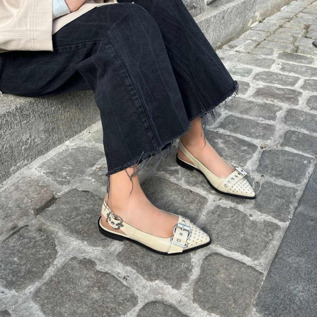 COPENHAGEN SHOES AS THE FUTURE CR Ballet flats 0002 BEIGE
