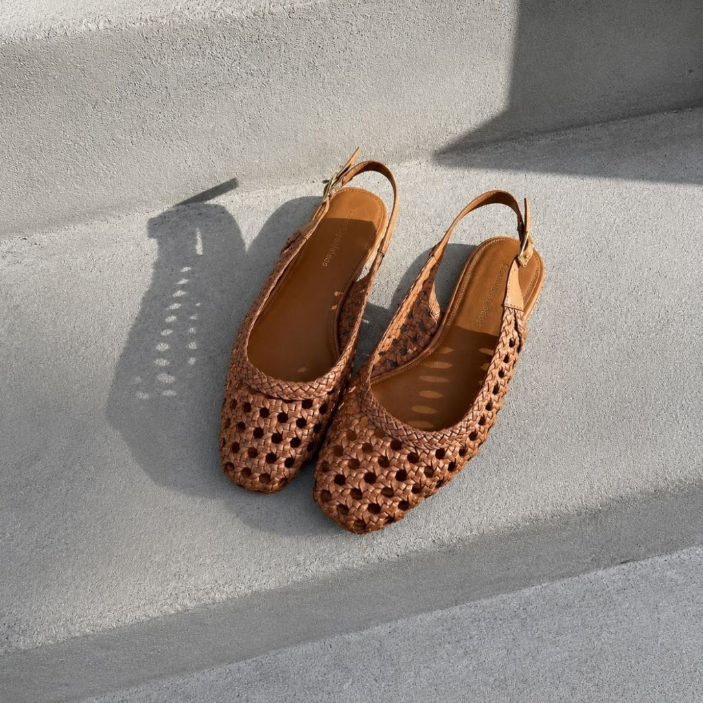 COPENHAGEN SHOES AS THE SEA Ballet flats 0241 COGNAC