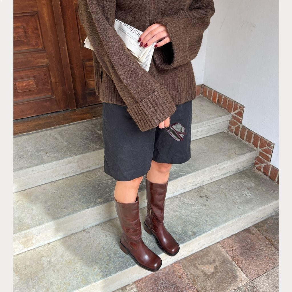COPENHAGEN SHOES A REAL WOMAN'S WORLD Long boot 0012 BROWN