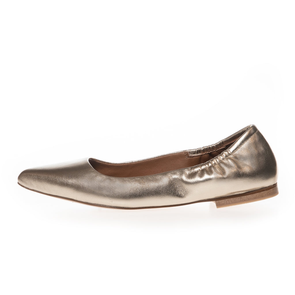 COPENHAGEN SHOES BALLERINA 23 Leather Ballet flats 005 Gold