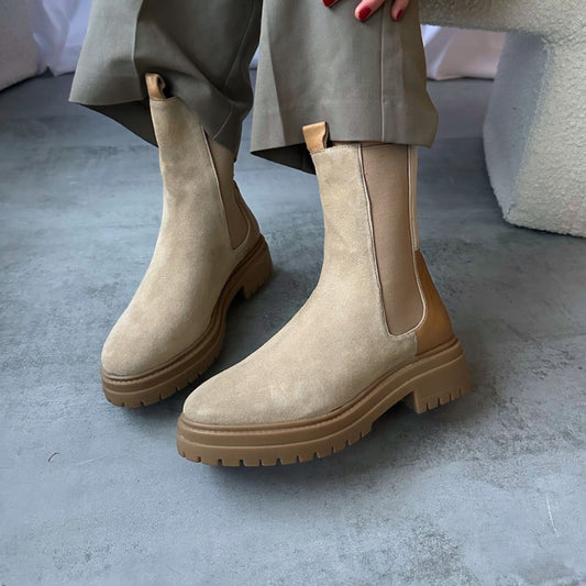 COPENHAGEN SHOES BEVERLY BOOT SUEDE Boots 282 SAND