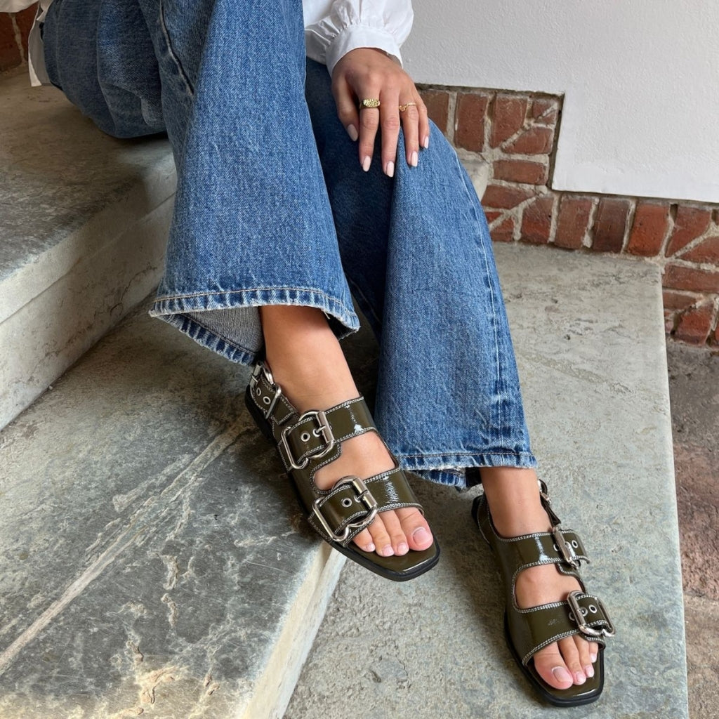 COPENHAGEN SHOES BE FOREVER Sandals 0027 GREEN