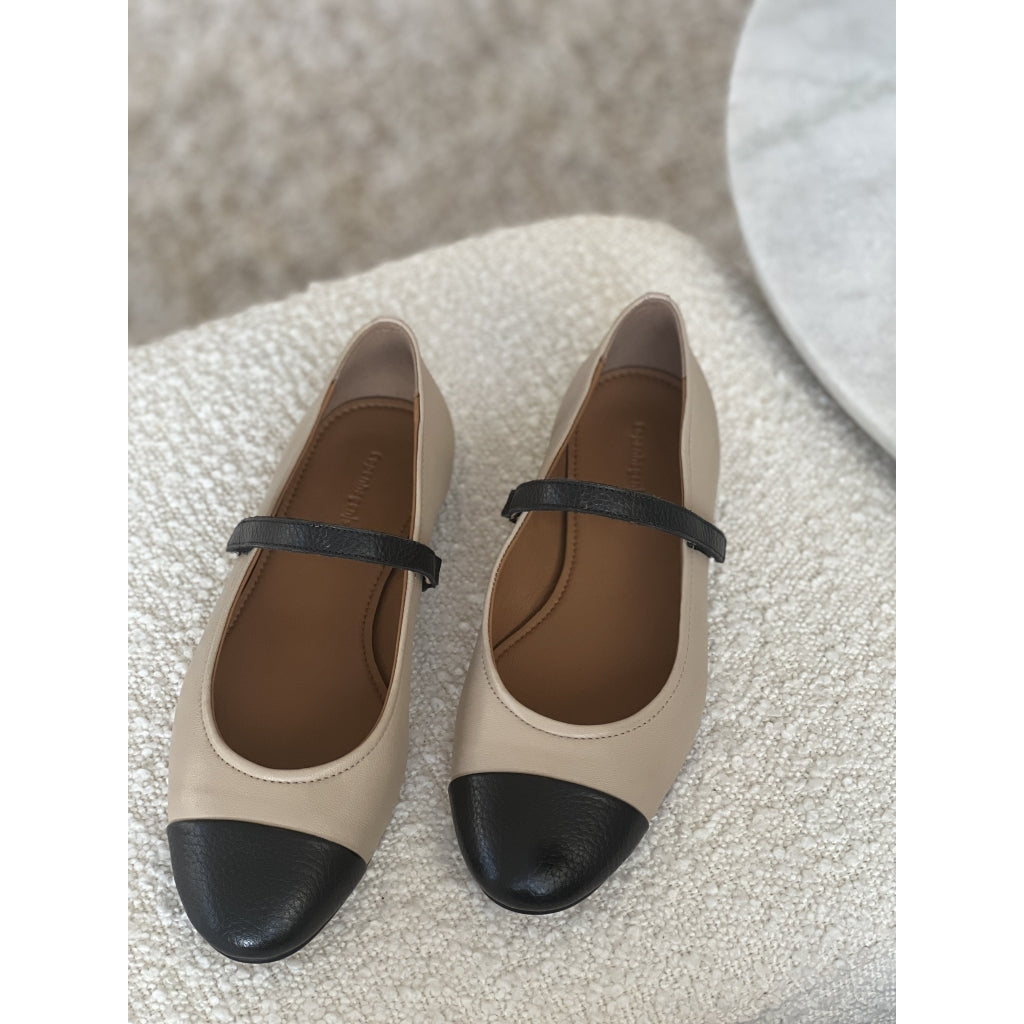 COPENHAGEN SHOES BE FOREVER Ballet flats 0007 BLACK / NUDE