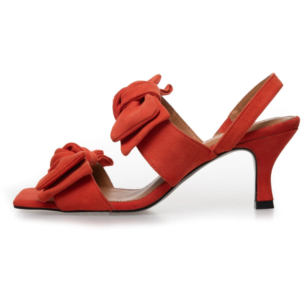 COPENHAGEN SHOES BREATHE - SUEDE Stilettos 0018 CHERRY TOMATO