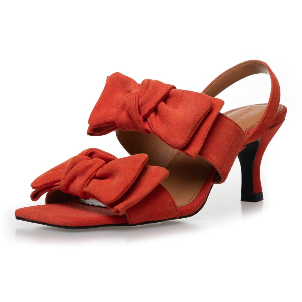 COPENHAGEN SHOES BREATHE - SUEDE Stilettos 0018 CHERRY TOMATO