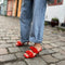 COPENHAGEN SHOES BREATHE - SUEDE Stilettos 0018 CHERRY TOMATO