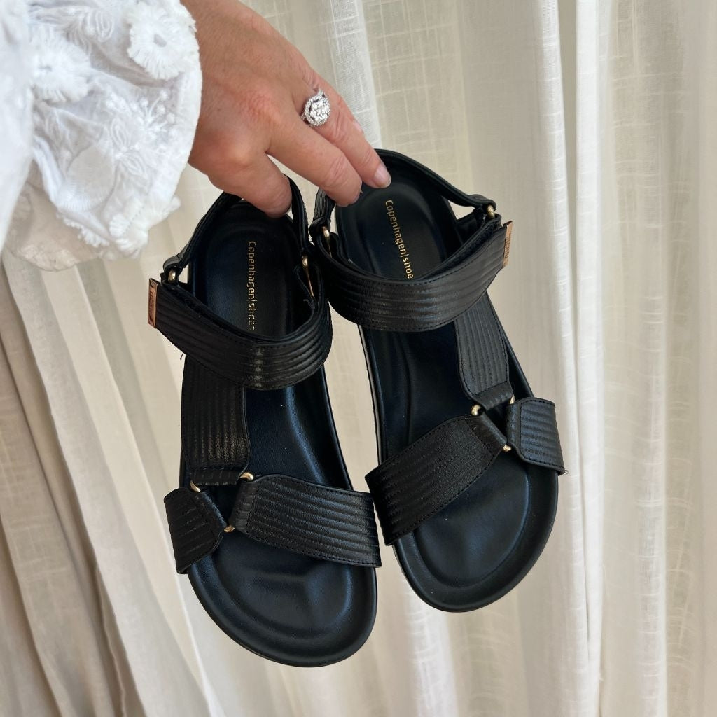 COPENHAGEN SHOES CARRIE LEATHER Sandals 0001 BLACK