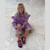 COPENHAGEN SHOES CARRIE SUEDE Sandal 2323 FUCHSIA (DAHLIA)