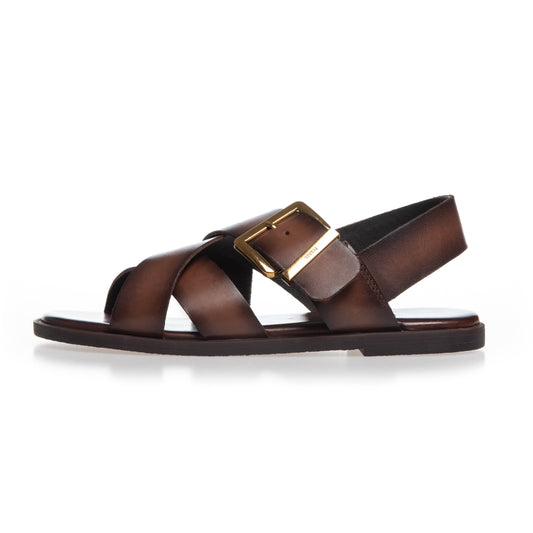 COPENHAGEN SHOES CECILE Sandals 847 Dark Brown