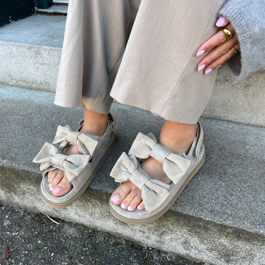 COPENHAGEN SHOES COME TO ME SUEDE Sandals 0301 BISCUIT