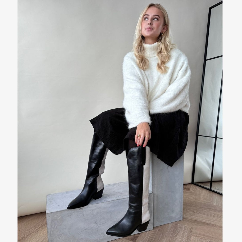 DIVIDED MULTI - BLACK/OFF WHITE – Copenhagenshoes.com