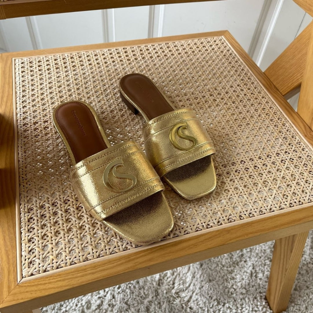 COPENHAGEN SHOES DRESSED UP GOLD Slippers 0051 GOLD