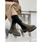 COPENHAGEN SHOES FALL 21 Suede Boots 099 Army