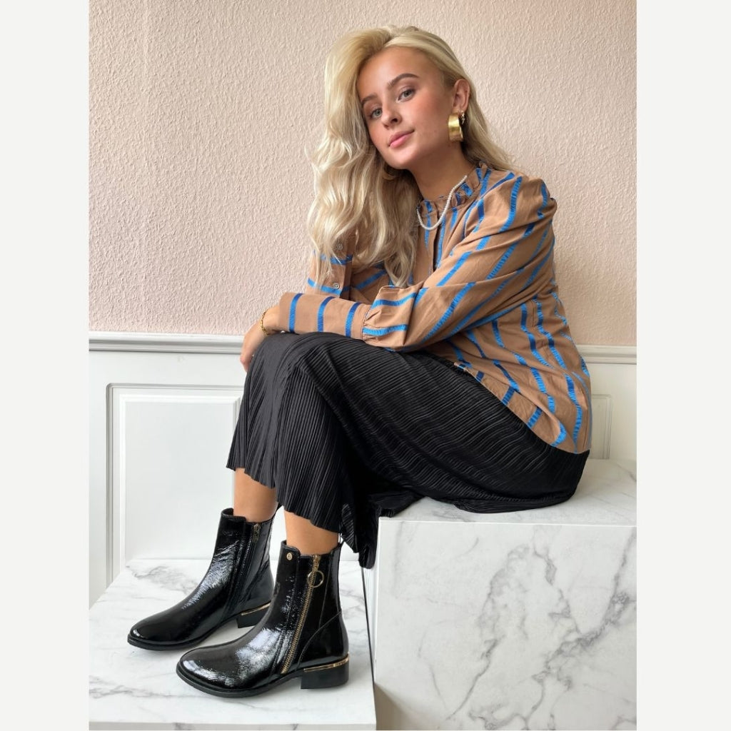 COPENHAGEN SHOES FEVER 22 PATENT Boots 038 Black patent