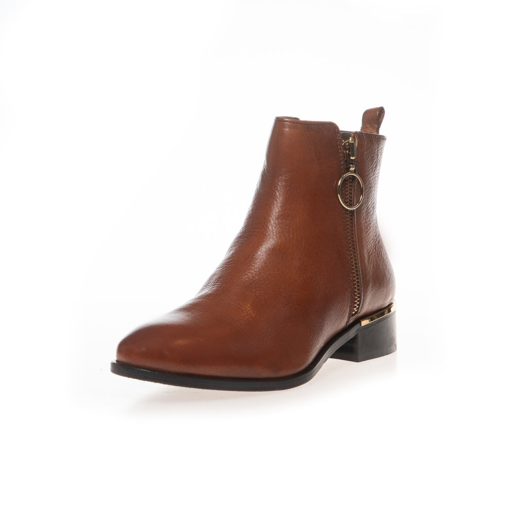 COPENHAGEN SHOES FEVER Leather 22 Boots 112 Cognac