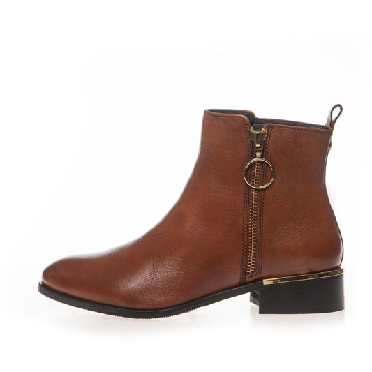 COPENHAGEN SHOES FEVER Leather 22 Boots 112 Cognac