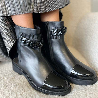 COPENHAGEN SHOES FLOWER CHILD Boots 0001 BLACK