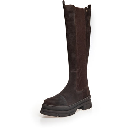 COPENHAGEN SHOES FOLLOW ME AND MORE S. Long boot 004 Dark brown