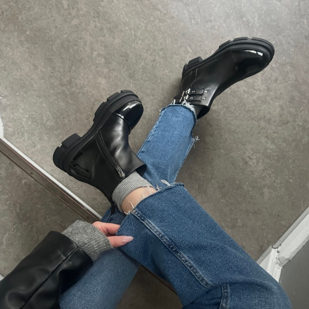 COPENHAGEN SHOES FOLLOW THE WAY Boots 038 Black patent