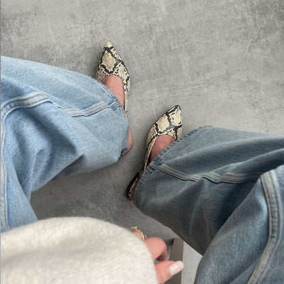 COPENHAGEN SHOES FOREVER AND EVER Ballet flats 500 BLACK/CREAM