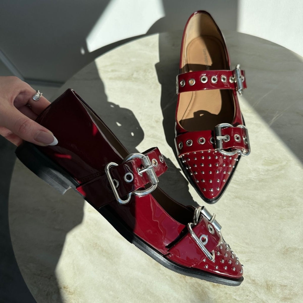 COPENHAGEN SHOES FUTURE VIBES PATENT Ballet flats 229 Bordo
