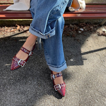 COPENHAGEN SHOES FUTURE VIBES PATENT Ballet flats 229 Bordo