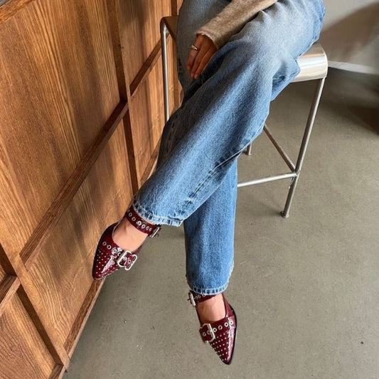 COPENHAGEN SHOES FUTURE VIBES PATENT Ballet flats 229 Bordo