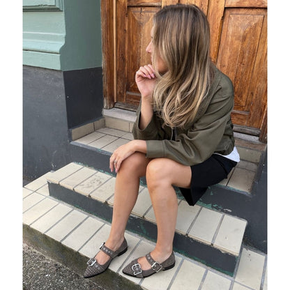 COPENHAGEN SHOES FUTURE VIBES SUEDE Ballet flats 0027 GREEN