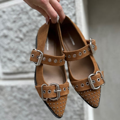 COPENHAGEN SHOES FUTURE VIBES SUEDE Ballet flats 632 TAN