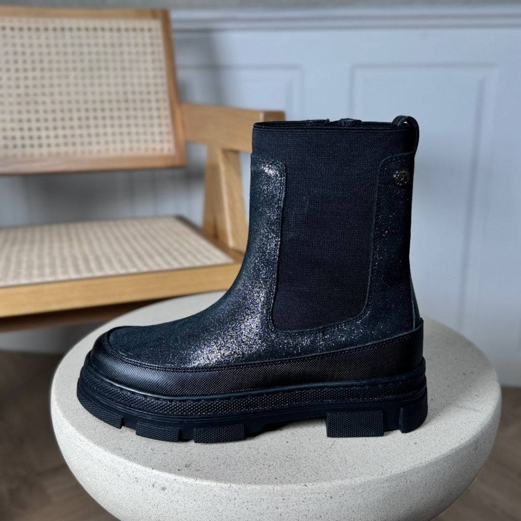 COPENHAGEN KIDS GILLIAN - BLACK/SILVER (WR) Boots 2206 BLACK/SILVER
