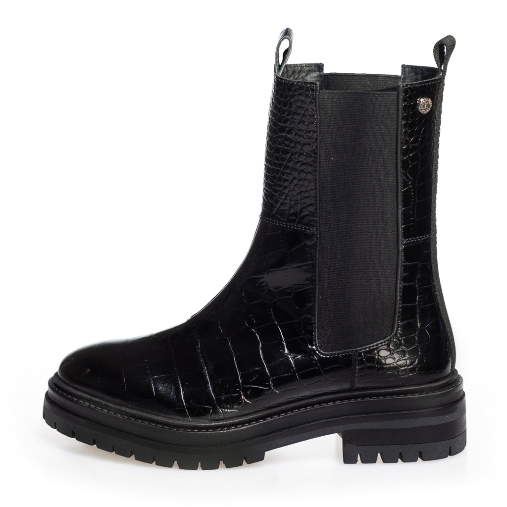 COPENHAGEN SHOES GLORIE GIRL Boots 2240 BLACK CROCO