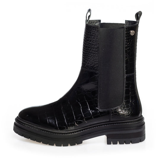 COPENHAGEN SHOES GLORIE GIRL Boots 2240 BLACK CROCO