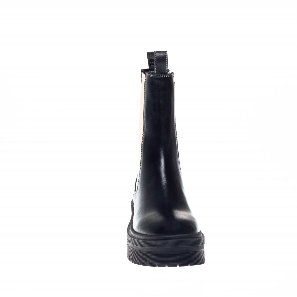 COPENHAGEN SHOES GOING 21 (white elastic) Boots 001 Black