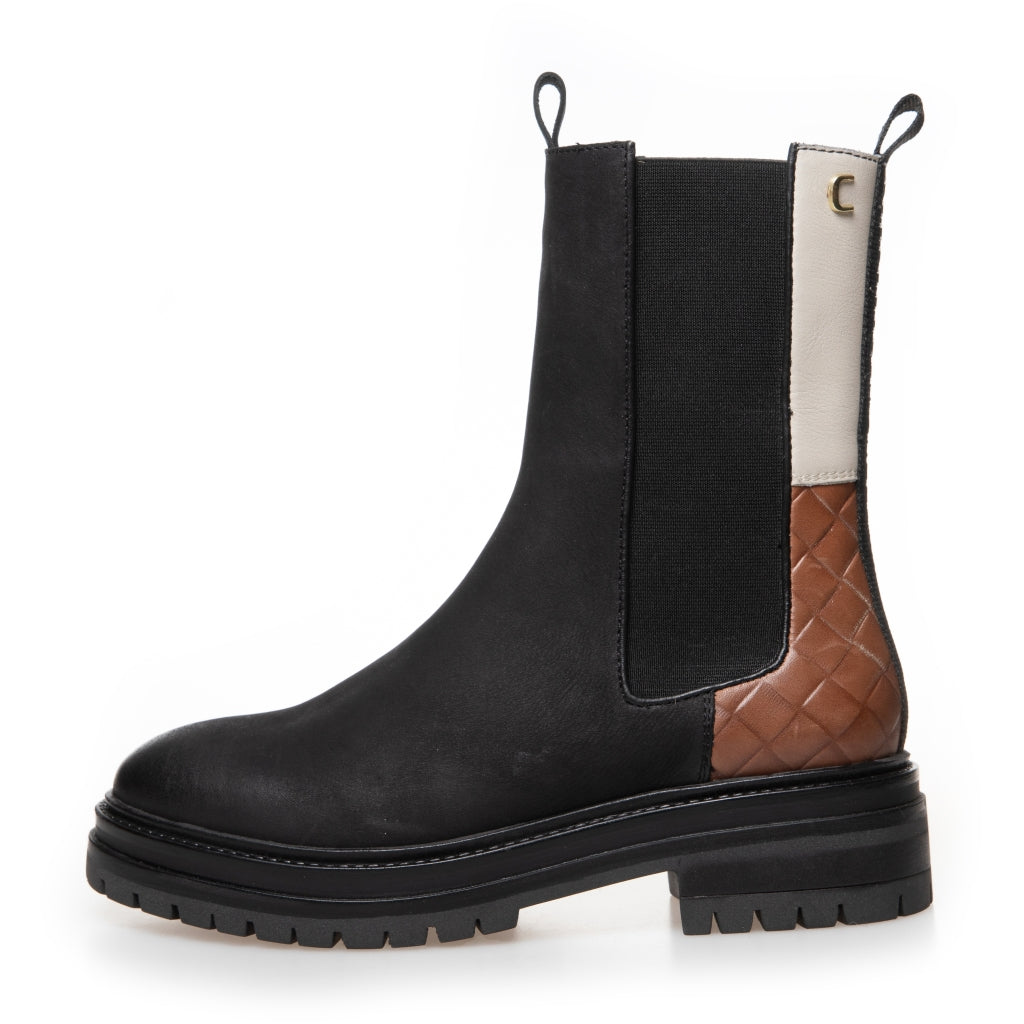 COPENHAGEN SHOES IT'S A KIND OF MAGIC Boots 2201 BLACK/BROWN/BEIGE