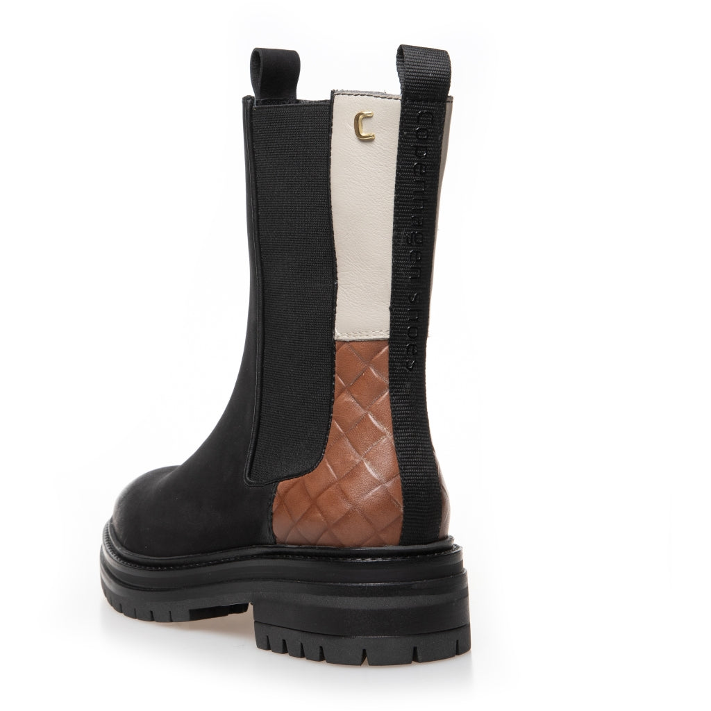 COPENHAGEN SHOES IT'S A KIND OF MAGIC Boots 2201 BLACK/BROWN/BEIGE