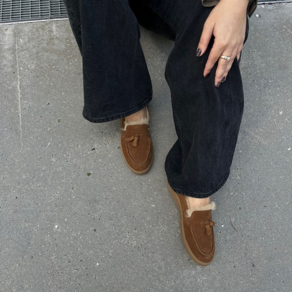 COPENHAGEN SHOES JUST A KISS Loafers 0026 LT. BROWN