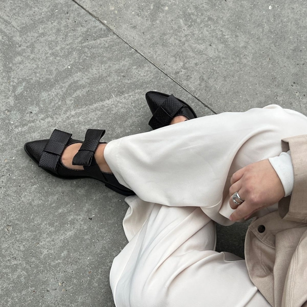 COPENHAGEN SHOES JUST A VIBE - BROWN Ballet flats 004 Dark brown