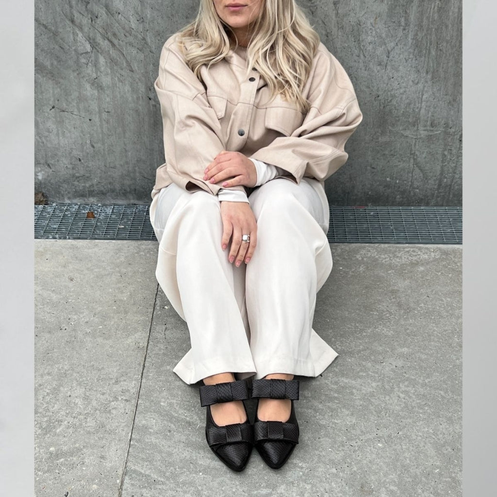 COPENHAGEN SHOES JUST A VIBE - BROWN Ballet flats 004 Dark brown