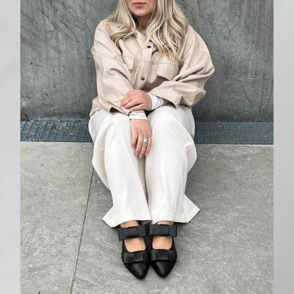 COPENHAGEN SHOES JUST A VIBE - BROWN Ballet flats 004 Dark brown