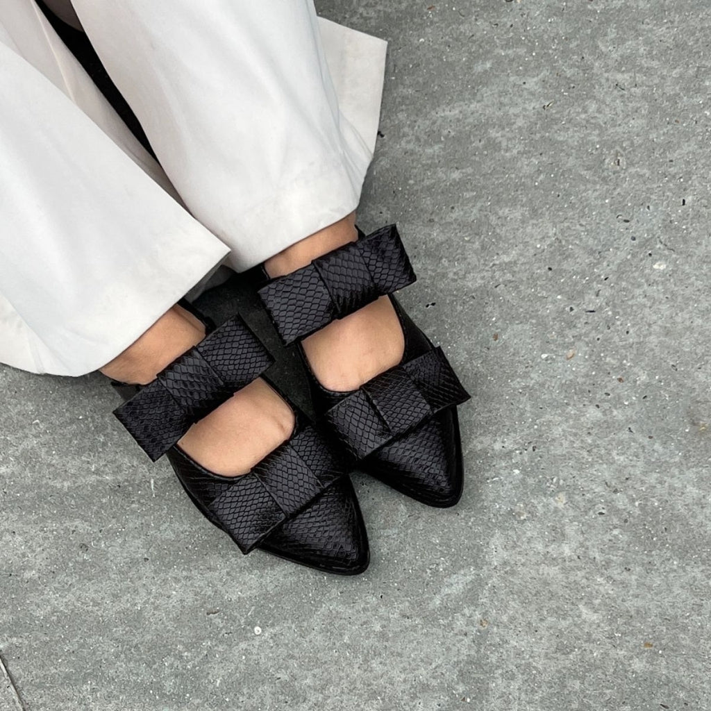 COPENHAGEN SHOES JUST A VIBE - BROWN Ballet flats 004 Dark brown