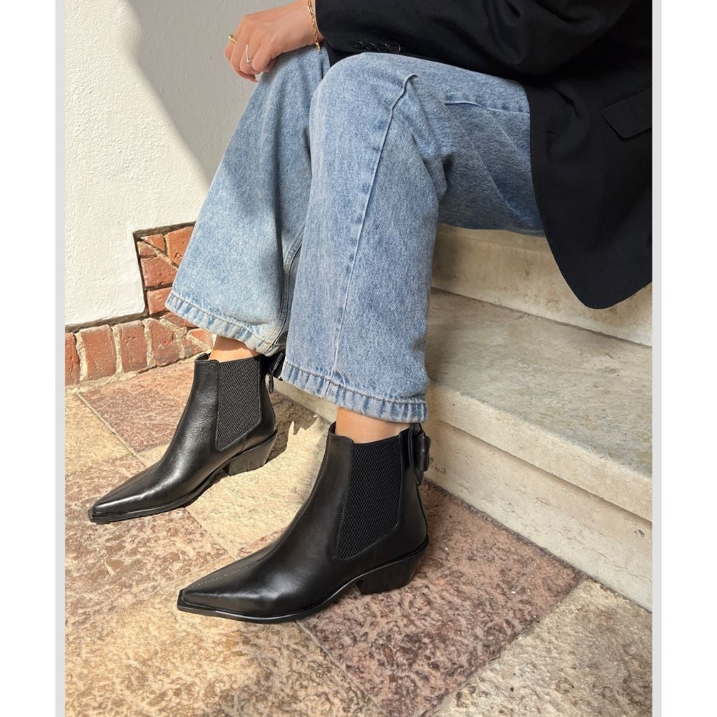 COPENHAGEN SHOES JUST THEN Boots 0001 BLACK