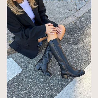 COPENHAGEN SHOES KEEP CALLING BLK. Long boot 0003 BLACK