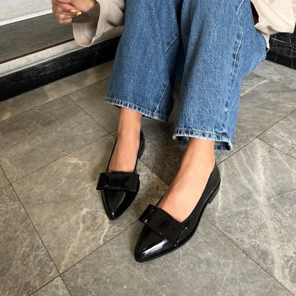 COPENHAGEN SHOES KEEP DREAMING PATENT Ballet flats 0001 BLACK