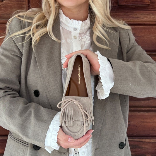 COPENHAGEN SHOES LA BOHEME Boat Shoe 0301 BISCUIT